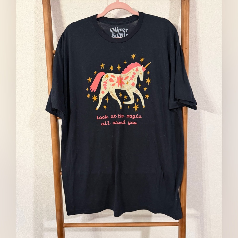 Oliver & Otis Navy Unicorn Tee